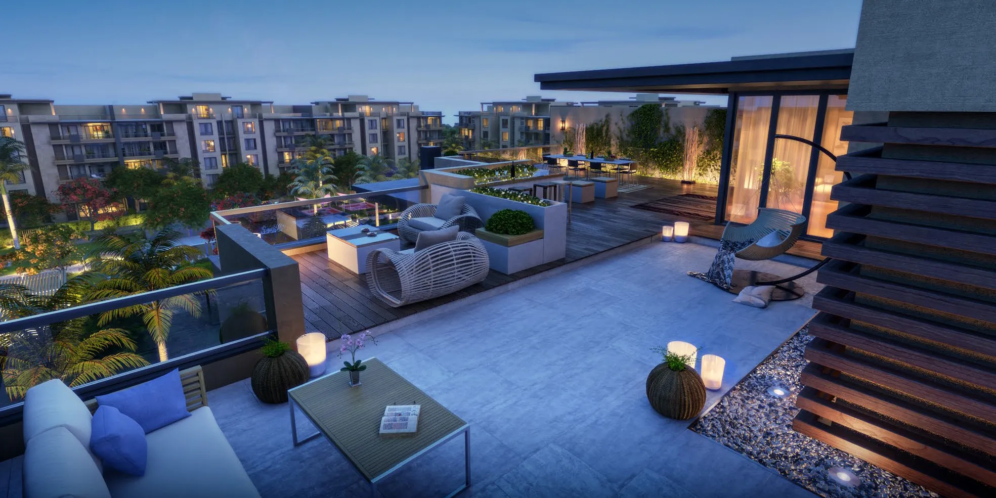 Penthouse for sale in AZAD in New Cairo of 322 m² with 4 bedrooms
