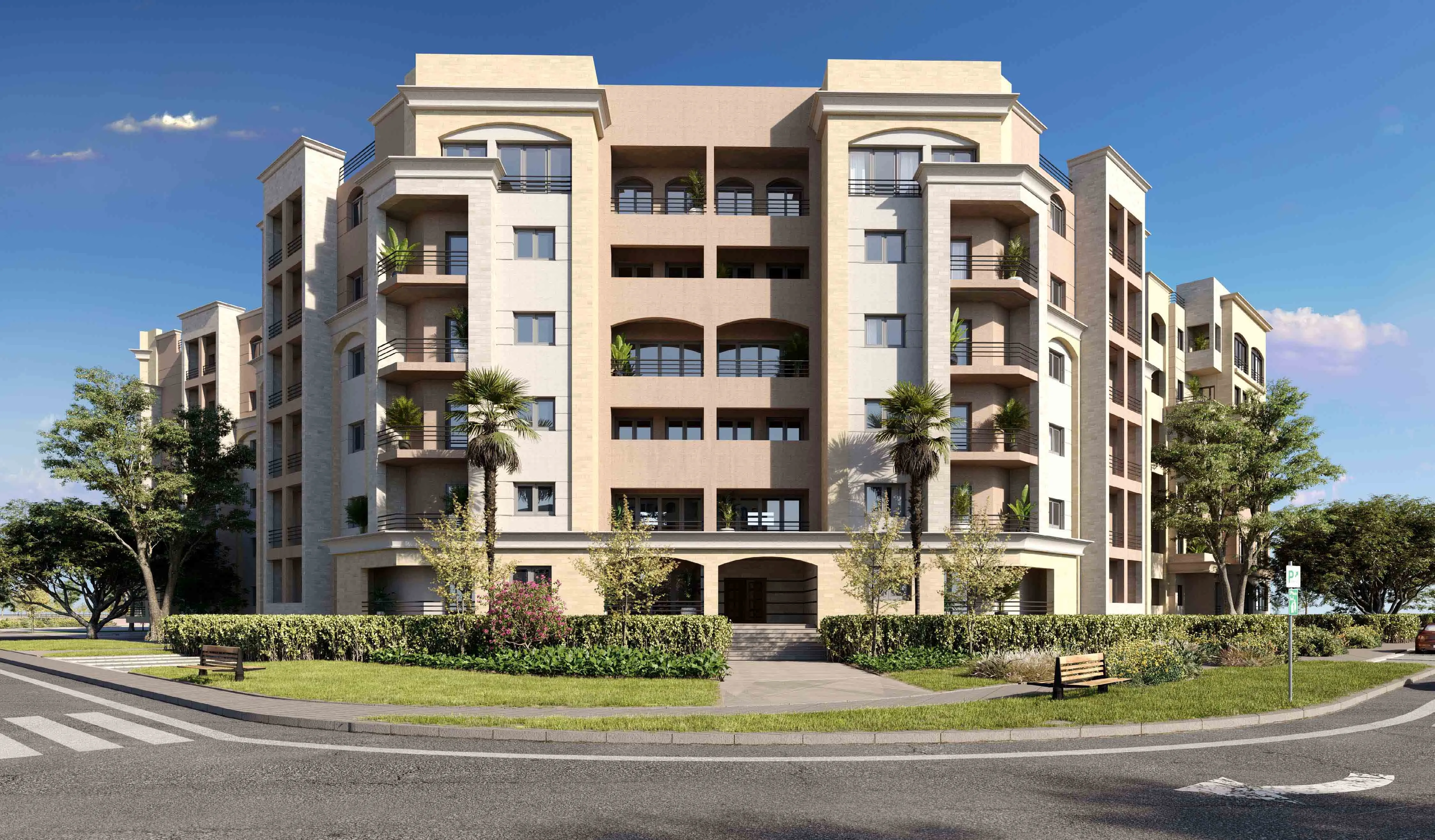 Apartment for sale in Al Maqsad Residences in New Capital City of 163 m² with 3 bedrooms