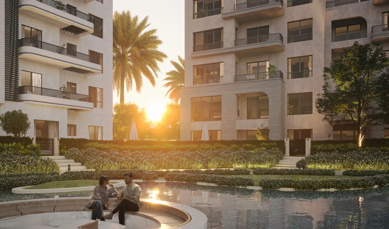 Apartment for sale in O West Orascom in October Gardens of 131 m² with 2 bedrooms