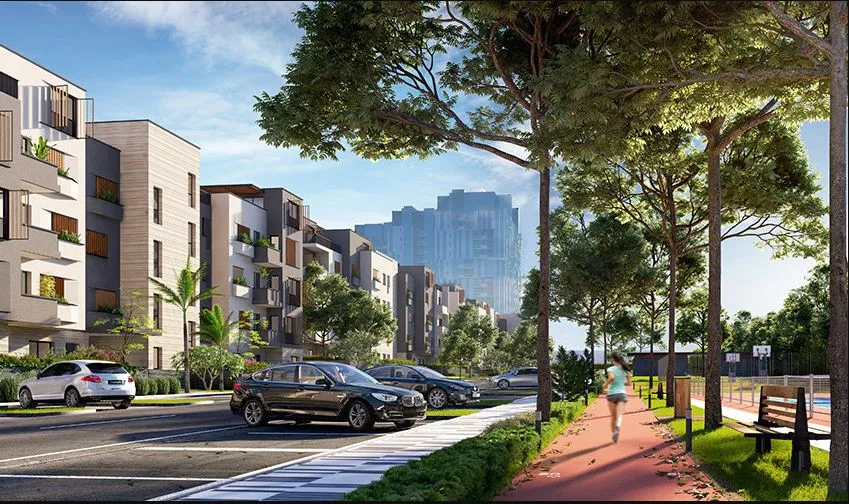 Apartment for sale in AEON Towers in 6th of October City of 162 m² with 2 bedrooms