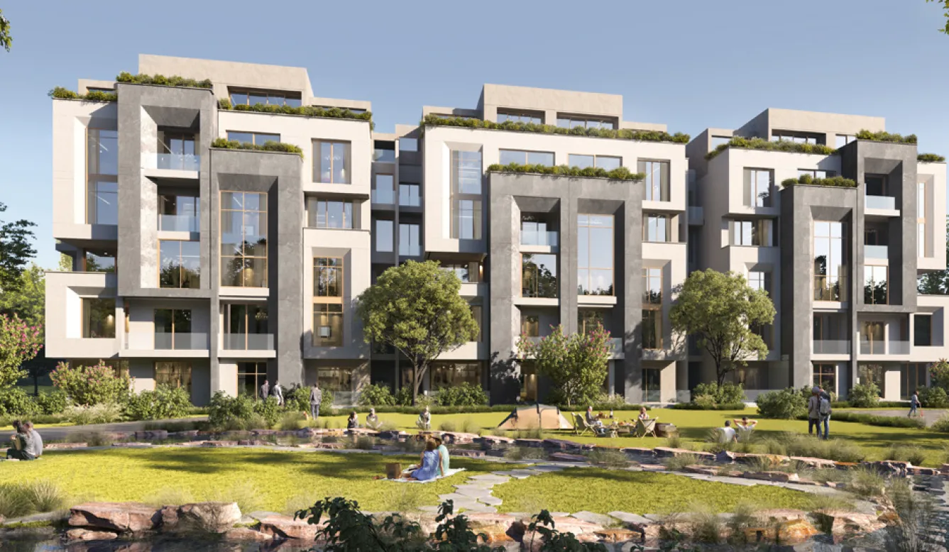 Apartment for sale in The Brooks in New Cairo of 147 m² with 3 bedrooms