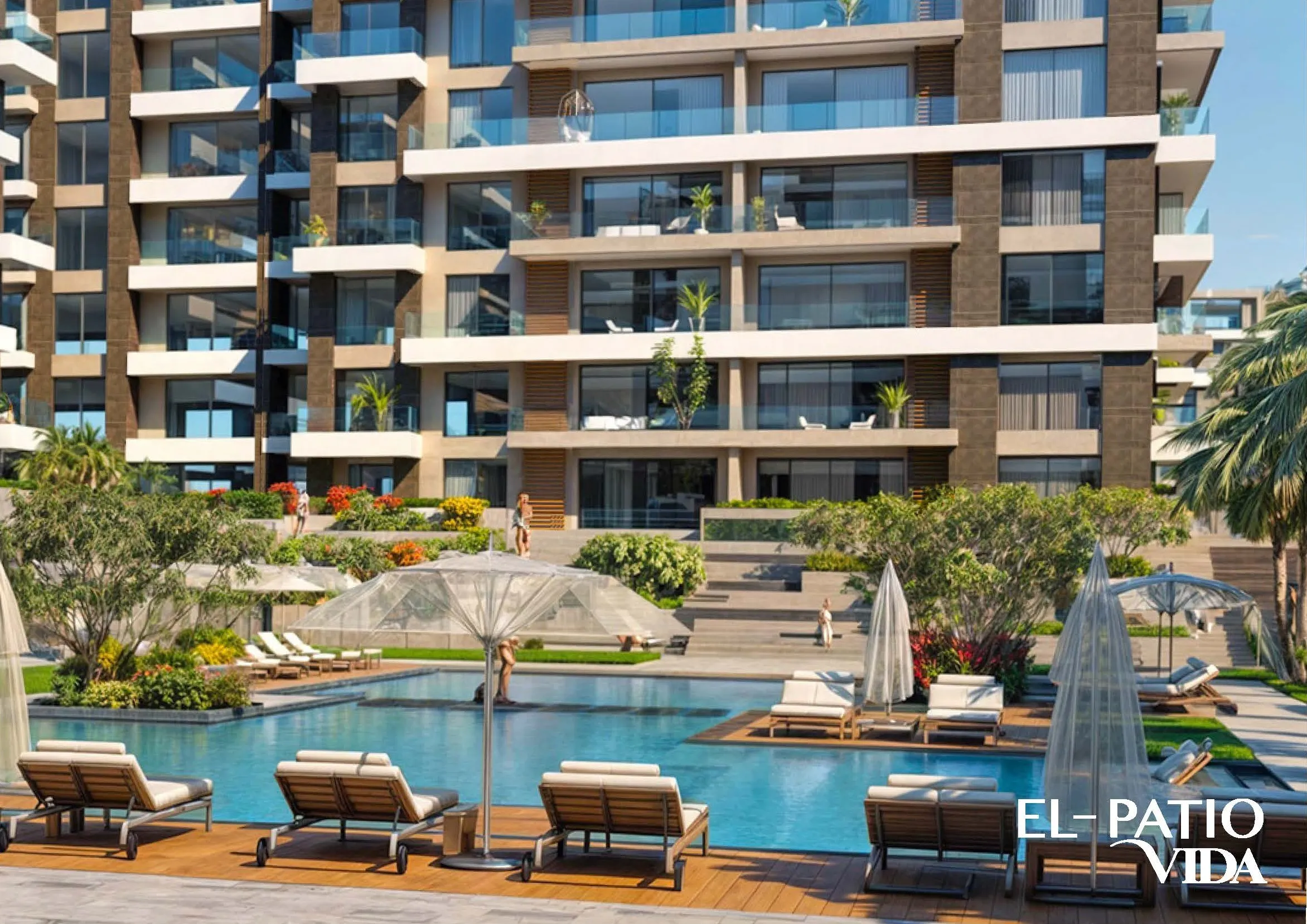 Apartment for sale in Patio Vida in 6th settlement of 176 m² with 3 bedrooms