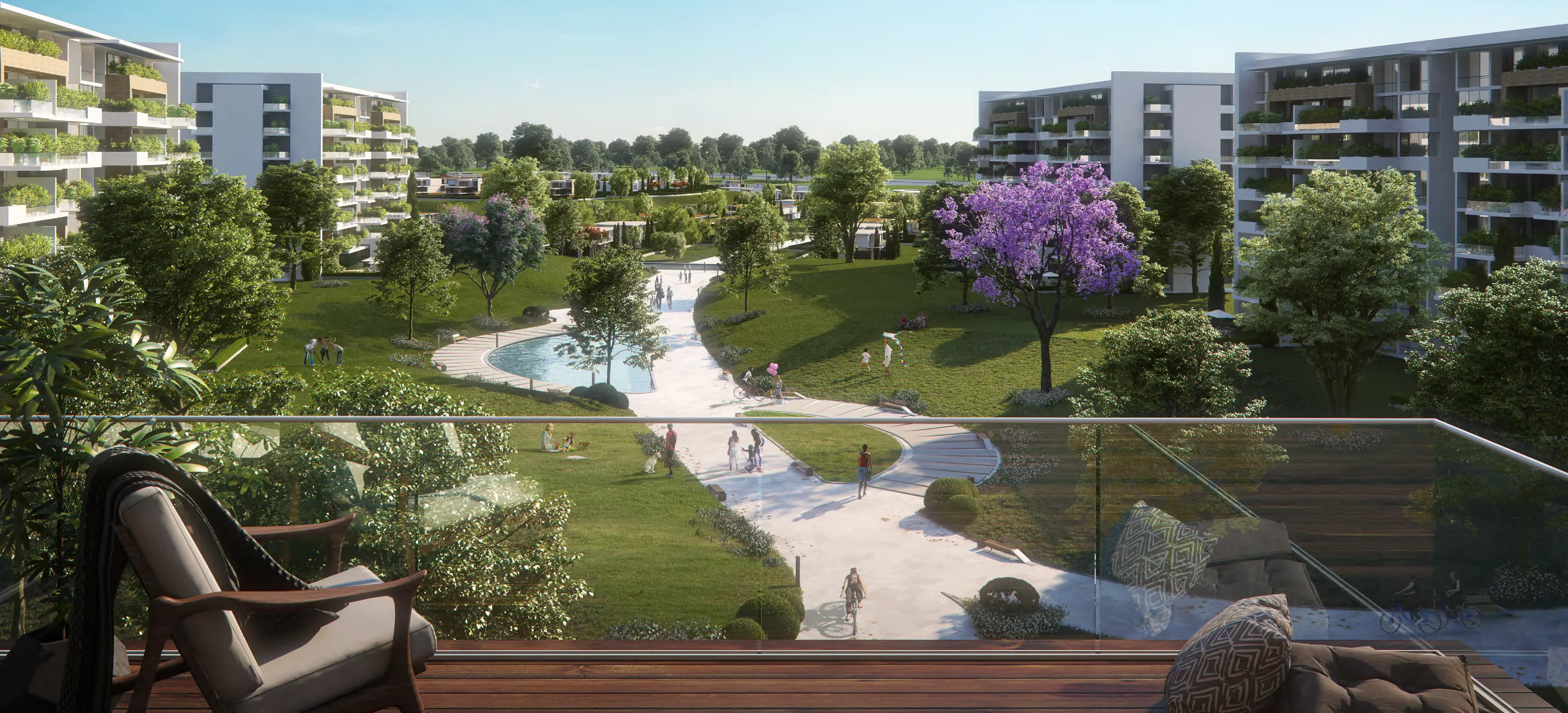 Apartment for sale in Il Bosco New Capital in New Capital City of 148 m² with 3 bedrooms