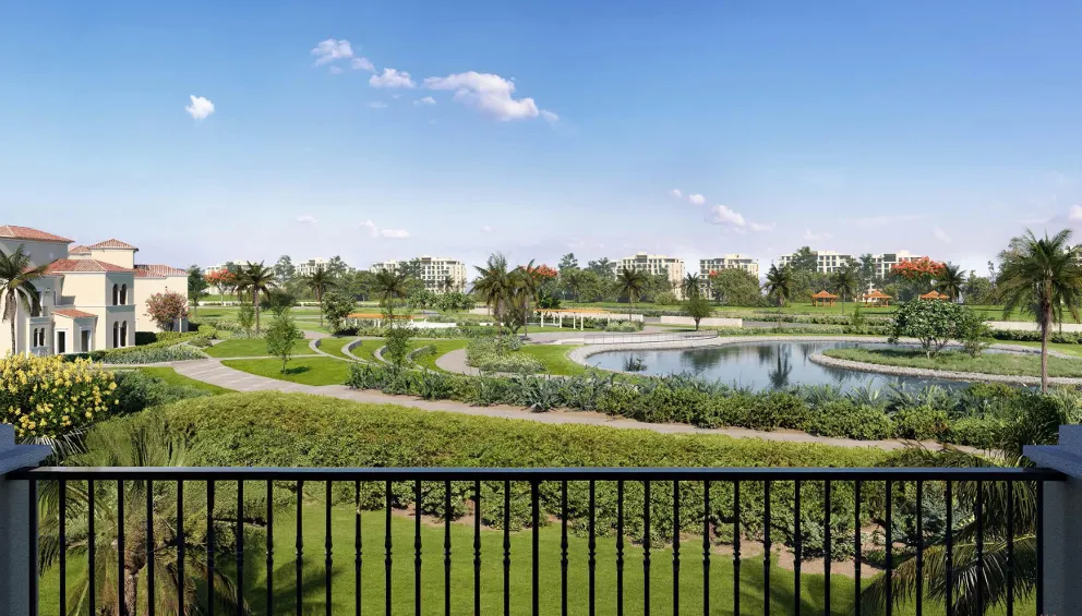 Apartment for sale in Cairo Gate in El Sheikh Zayed of 117 m² with 2 bedrooms
