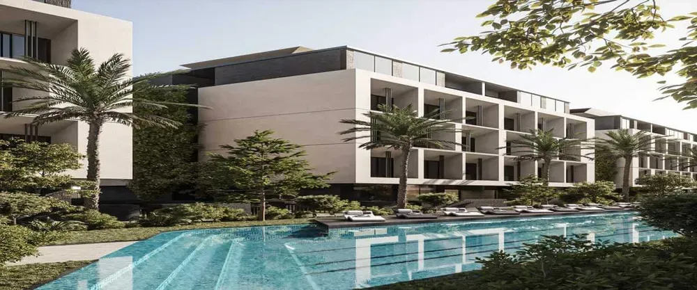Apartment for sale in Blanks in New Cairo of 75 m² with 1 bedrooms