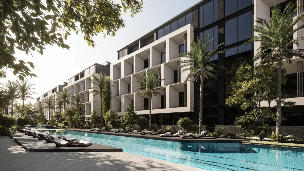 Apartment for sale in Blanks in New Cairo of 75 m² with 1 bedrooms