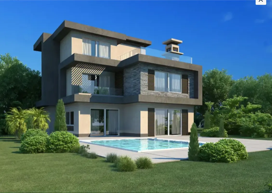 Villa for sale in New Giza in 6th of October City of 382 m² with 4 bedrooms