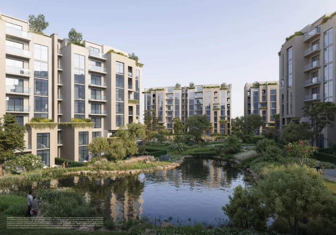 Apartment for sale in Ivoire West in El Sheikh Zayed of 132 m² with 2 bedrooms