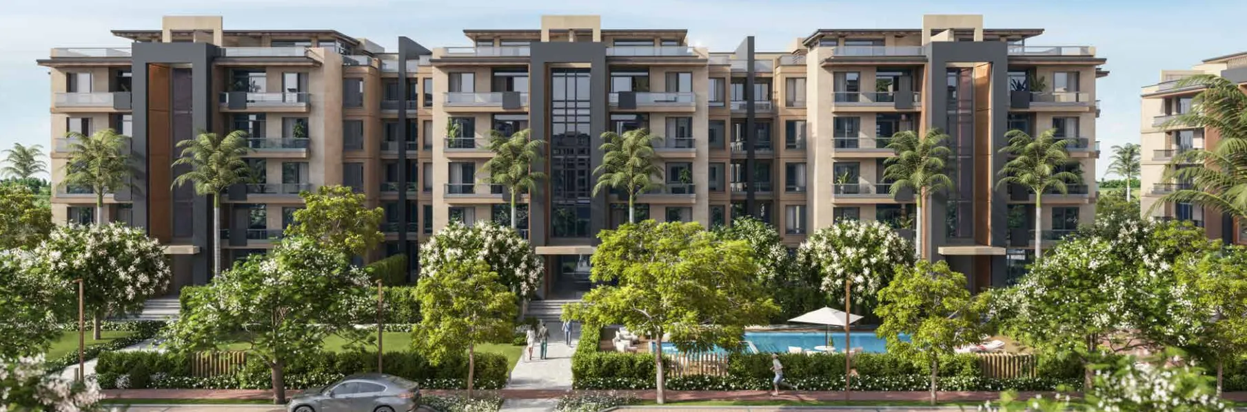 Apartment for sale in AZAD in New Cairo of 111 m² with 2 bedrooms