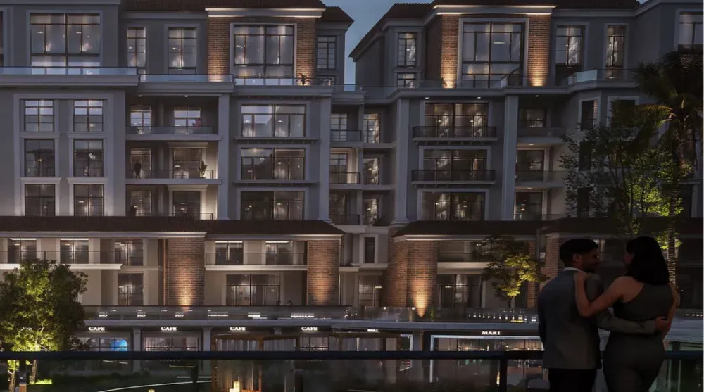 Apartment for sale in Peerage Residence in New Cairo of 132 m² with 2 bedrooms