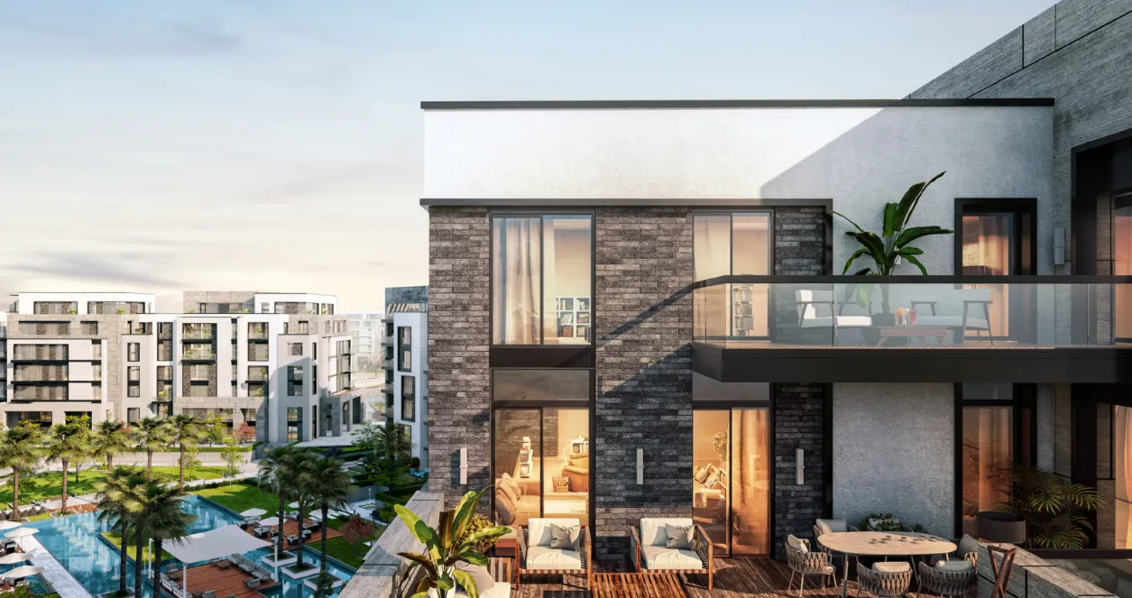 Duplex for sale in Swanlake Residences in New Cairo of 284 m² with 3 bedrooms