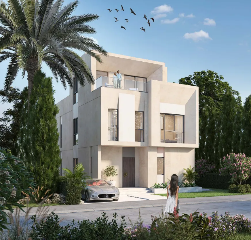Villa for sale in Cairo Gate in El Sheikh Zayed of 342 m² with 3 bedrooms