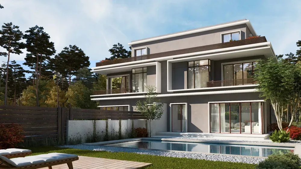 Villa for sale in Il Bosco City in Mostakbal City of 212 m² with 3 bedrooms