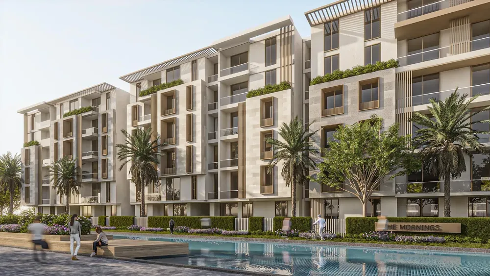 Apartment for sale in The Mornings in New Cairo of 110 m² with 2 bedrooms
