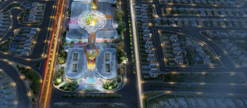 مكتب للبيع في بالميت في مدينة السادس من أكتوبر بمساحة 0 م² تتكون من 0 غرف