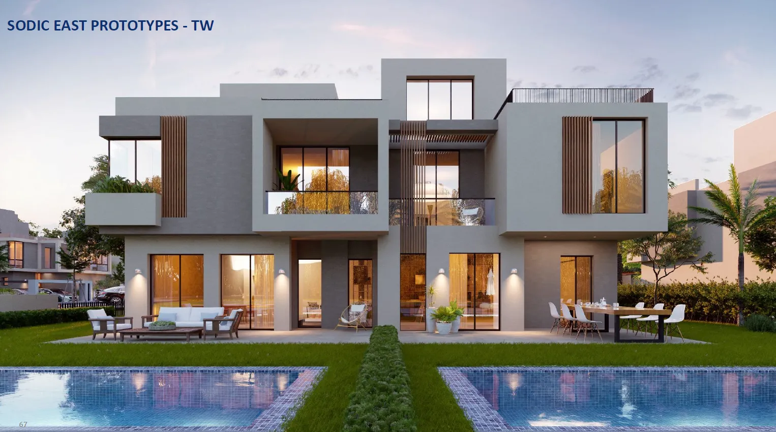 Twinhouse for sale in SODIC East in New Heliopolis of 0 m² with 3 bedrooms