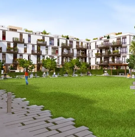 شقة للبيع في ذا كورت يارد في مدينة السادس من أكتوبر بمساحة 0 م² تتكون من 3 غرف