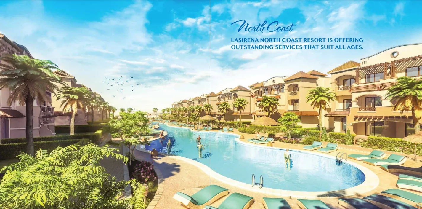 شقة للبيع في لاسيرينا الساحل الشمالي في الضبعة بمساحة 0 م² تتكون من 4 غرف