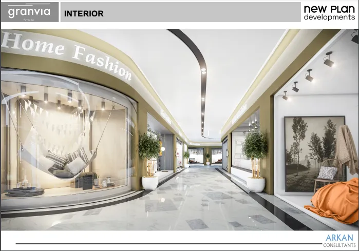 تجاري للبيع في جرانفيا مول سيرانو في العاصمة الإدارية الجديدة بمساحة 0 م² تتكون من 0 غرف