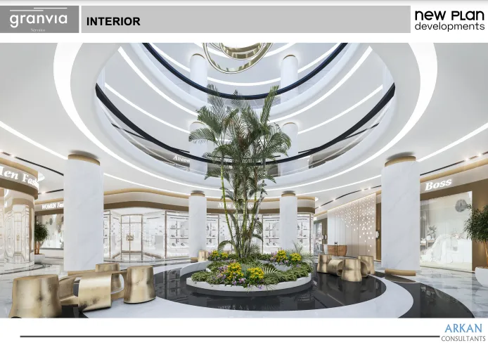 تجاري للبيع في جرانفيا مول سيرانو في العاصمة الإدارية الجديدة بمساحة 0 م² تتكون من 0 غرف