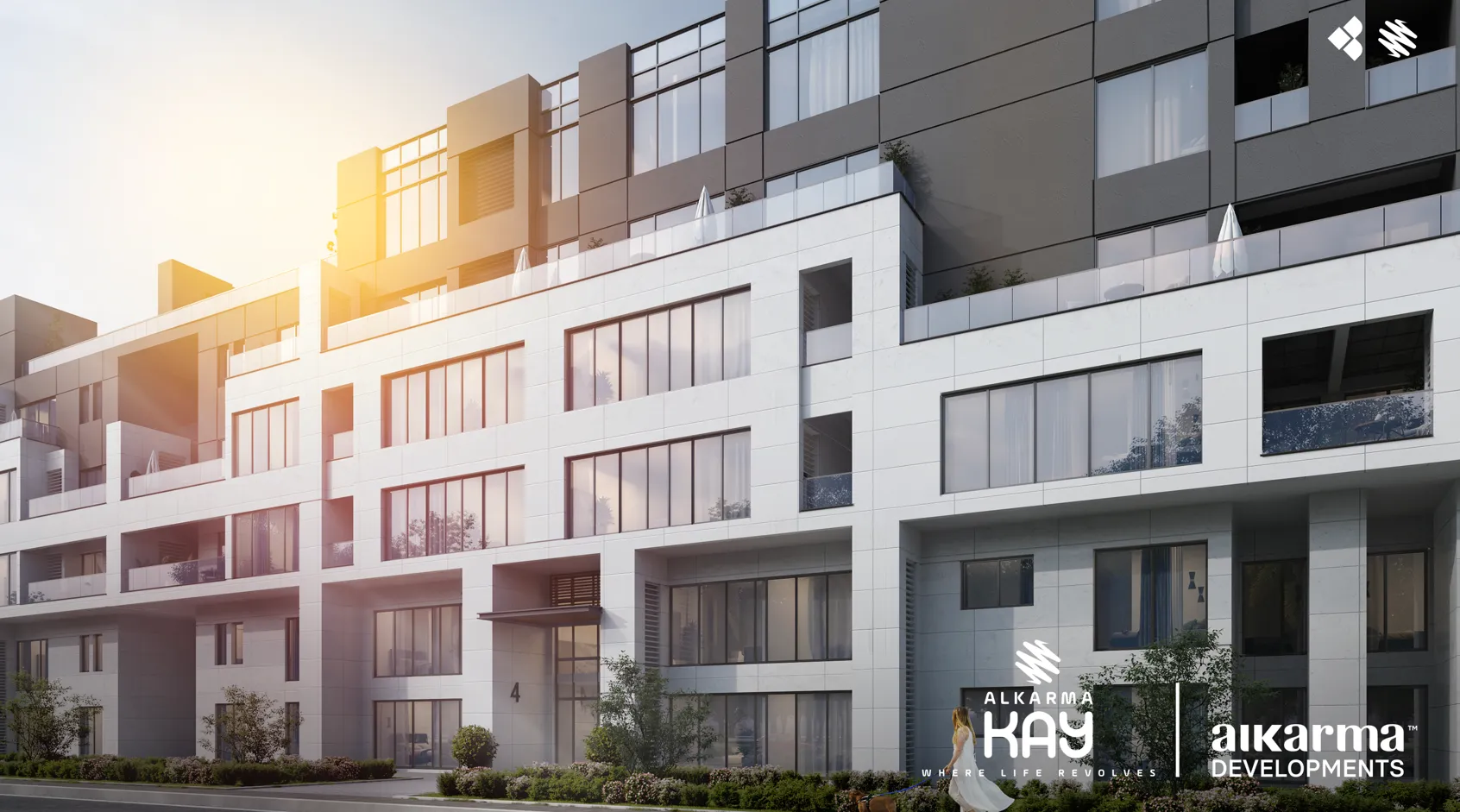 شقة للبيع في الكارمه كاي في الشيخ زايد بمساحة 0 م² تتكون من 2 غرف