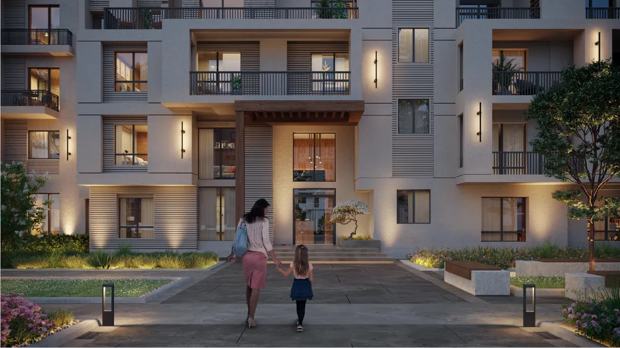 شقة للبيع في أو ويست أوراسكوم في حدائق اكتوبر بمساحة 0 م² تتكون من 4 غرف