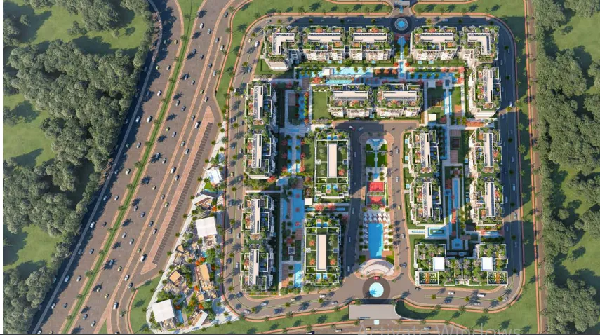 شقة للبيع في بوتانيكا ريزدينشيال في العاصمة الإدارية الجديدة بمساحة 0 م² تتكون من 3 غرف