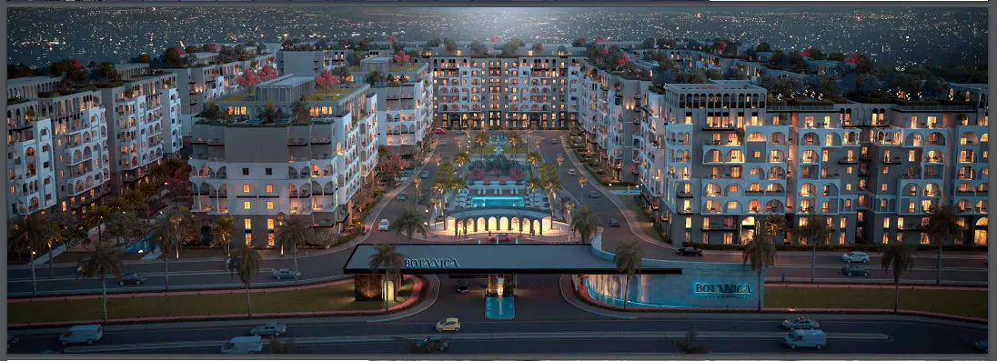 شقة للبيع في بوتانيكا ريزدينشيال في العاصمة الإدارية الجديدة بمساحة 0 م² تتكون من 3 غرف