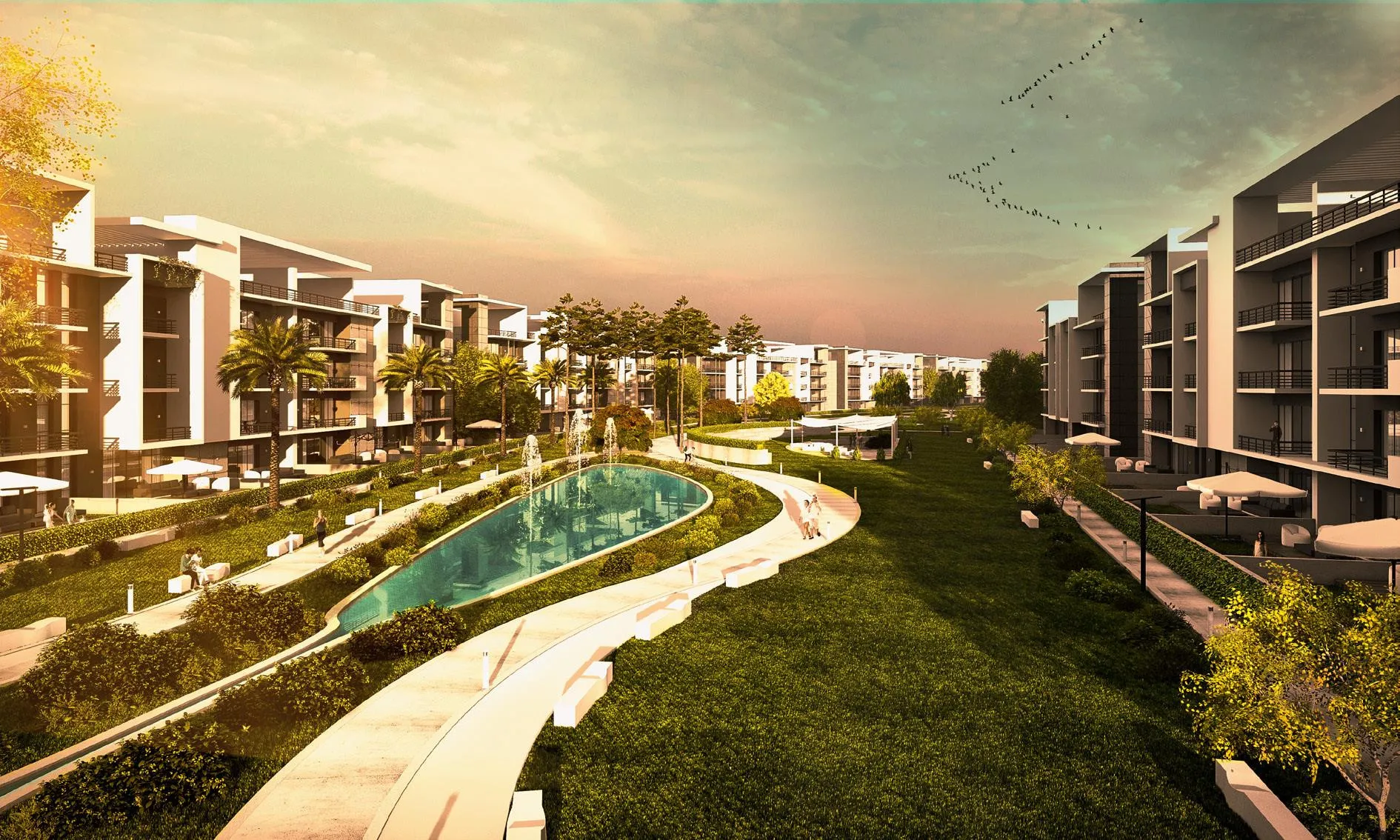 شقة للبيع في فيفث سكوير المراسم في القاهرة الجديدة بمساحة 0 م² تتكون من 3 غرف