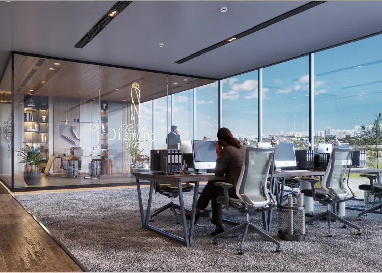 Retail for sale in Amazon Capital Diamond Tower in New Capital City of 0 m² with 0 bedrooms