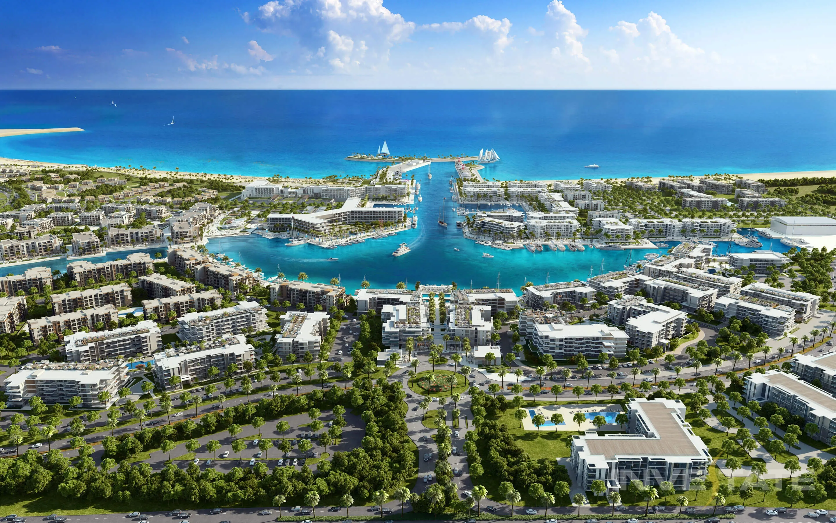 شاليه للبيع في مارينا مراسي في سيدي عبد الرحمن بمساحة 0 م² تتكون من 2 غرف