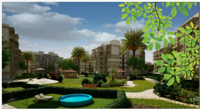 شقة للبيع في اشجار سيتي في حدائق اكتوبر بمساحة 0 م² تتكون من 2 غرف