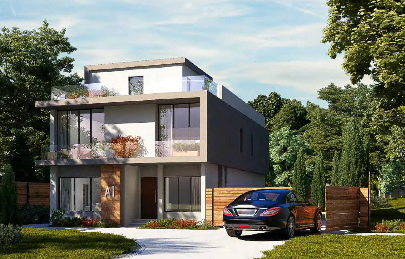 Townhouse for sale in Il Bosco New Capital in New Capital City of 0 m² with 3 bedrooms