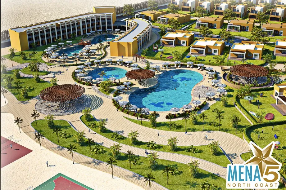 شاليه للبيع في مينا 5 في الساحل الشمالي بمساحة 0 م² تتكون من 3 غرف