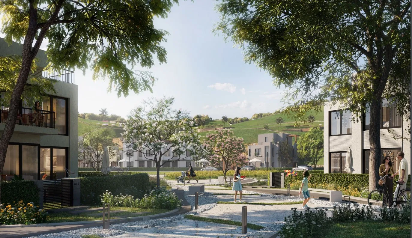 توين هاوس للبيع في أو ويست أوراسكوم في حدائق اكتوبر بمساحة 0 م² تتكون من 3 غرف