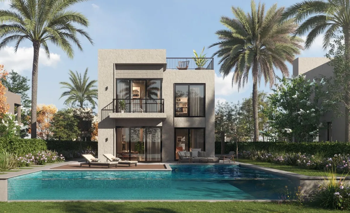 توين هاوس للبيع في أو ويست أوراسكوم في حدائق اكتوبر بمساحة 0 م² تتكون من 3 غرف