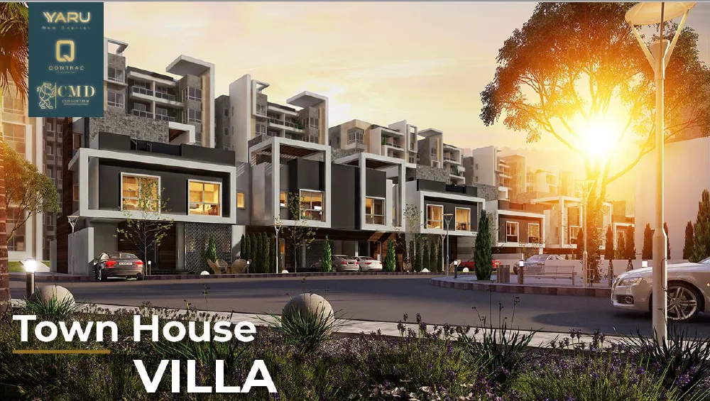 تاون هاوس للبيع في يارو  في العاصمة الإدارية الجديدة بمساحة 0 م² تتكون من 2 غرف