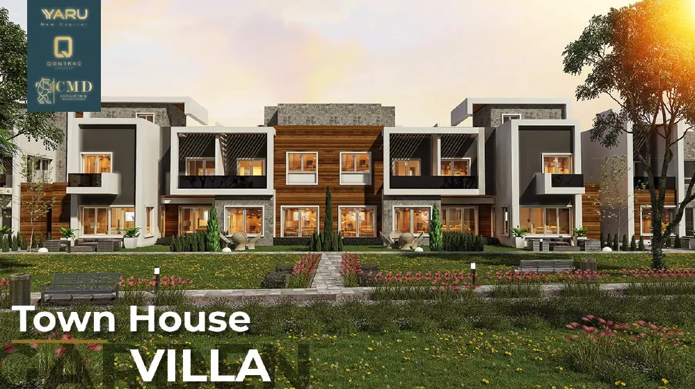 تاون هاوس للبيع في يارو  في العاصمة الإدارية الجديدة بمساحة 0 م² تتكون من 2 غرف