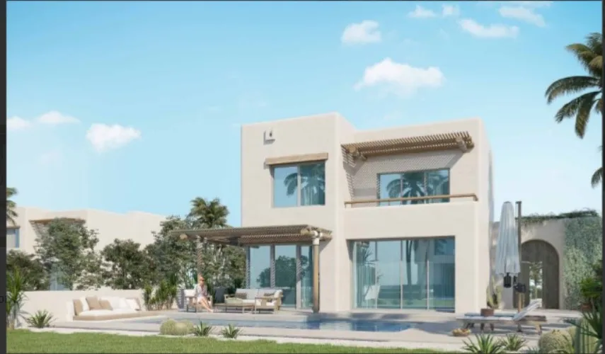 شاليه للبيع في هاسيندا ويست في رأس الحكمة بمساحة 0 م² تتكون من 3 غرف