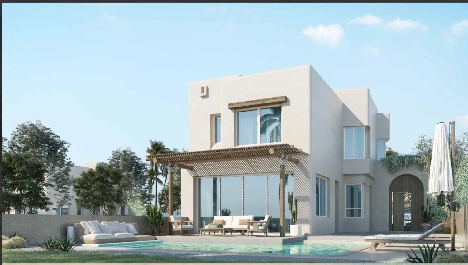 فيلا للبيع في هاسيندا ويست في رأس الحكمة بمساحة 0 م² تتكون من 4 غرف