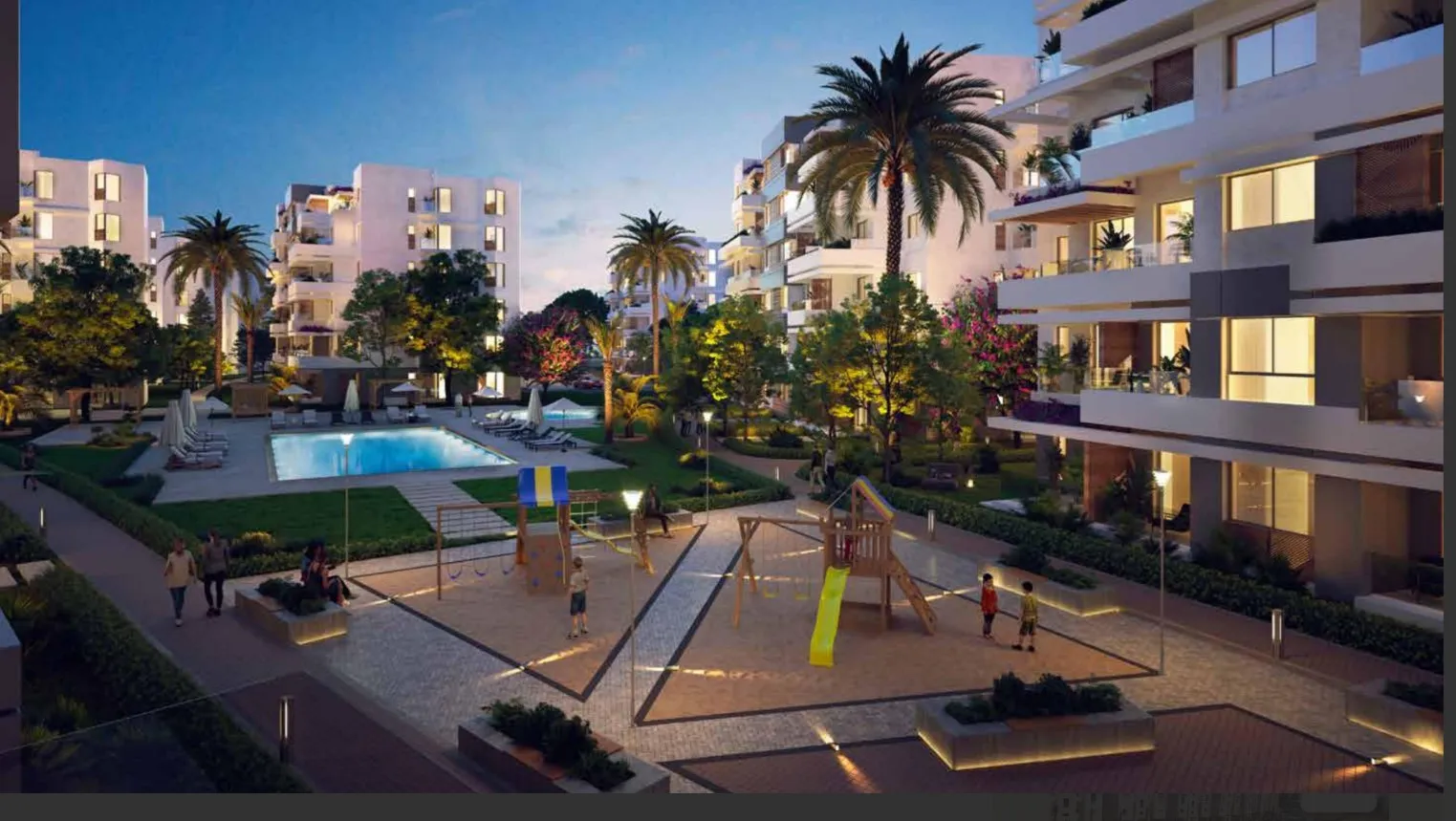 Apartment for sale in Palm Hills New Alamein in Al Alamein of 0 m² with 3 bedrooms