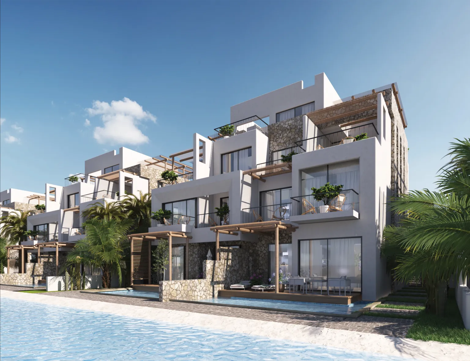 Apartment for sale in El Masyaf  in Ras El Hekma of 0 m² with 3 bedrooms