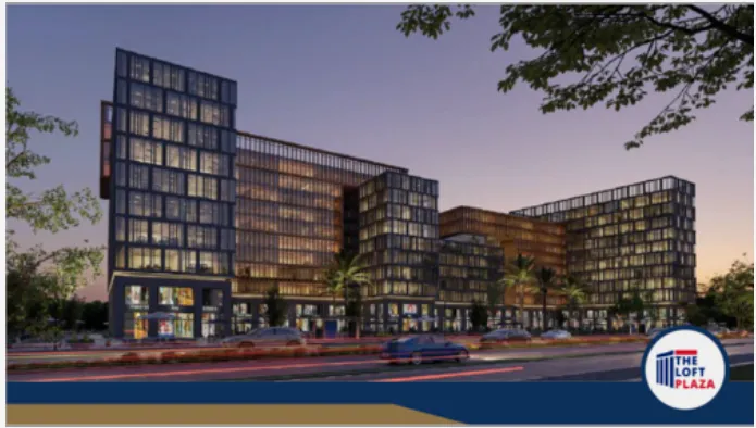 مكتب للبيع في ذا لوفت بلازا في العاصمة الإدارية الجديدة بمساحة 0 م² تتكون من 0 غرف