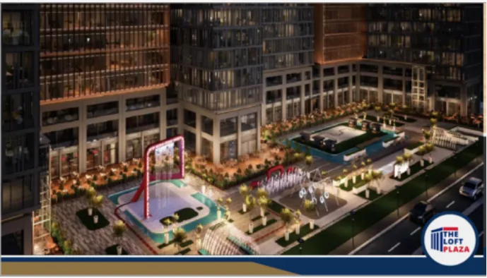 مكتب للبيع في ذا لوفت بلازا في العاصمة الإدارية الجديدة بمساحة 0 م² تتكون من 0 غرف