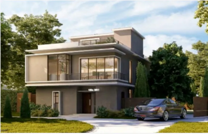 Villa for sale in Il Bosco New Capital in New Capital City of 0 m² with 3 bedrooms