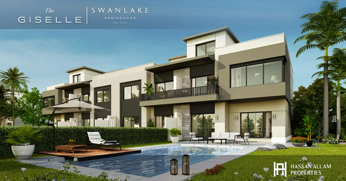 Townhouse for sale in The Giselle SwanLake Residences in New Cairo of 0 m² with 3 bedrooms