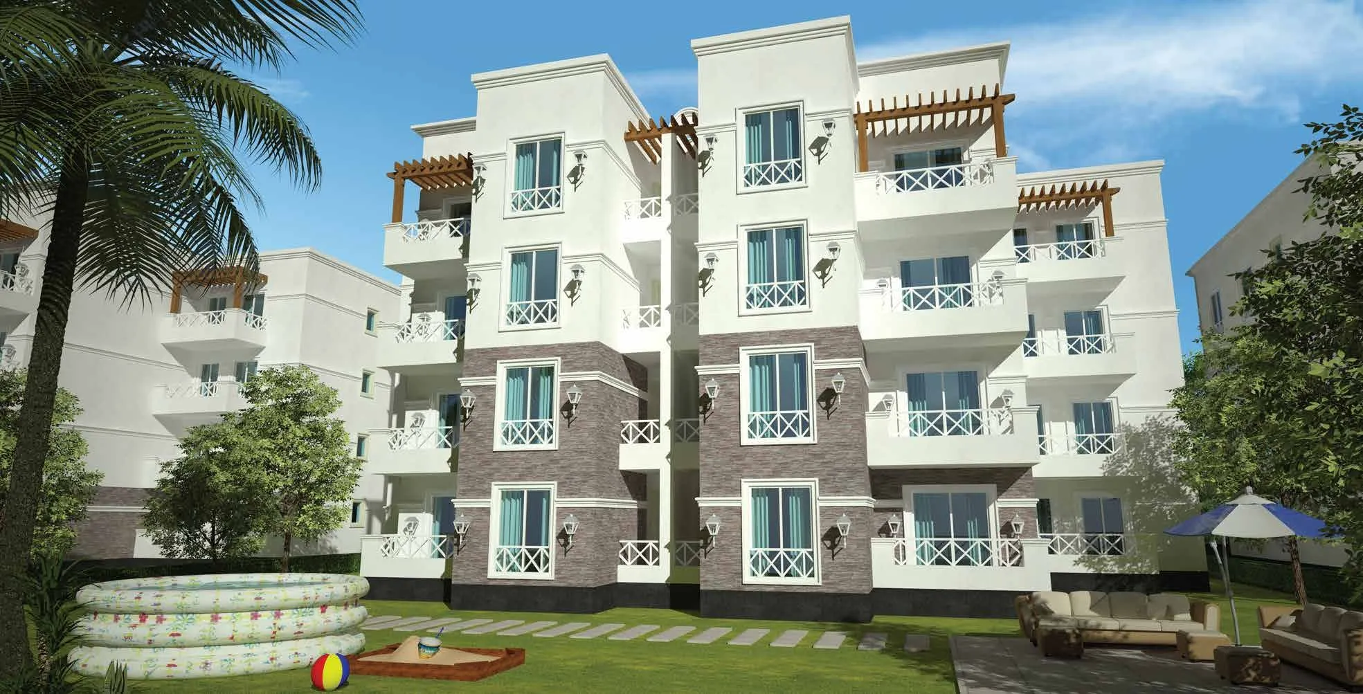 Apartment for sale in Lagoon Luxury Apartments North Coast in North Coast-Sahel of 0 m² with 1 bedrooms