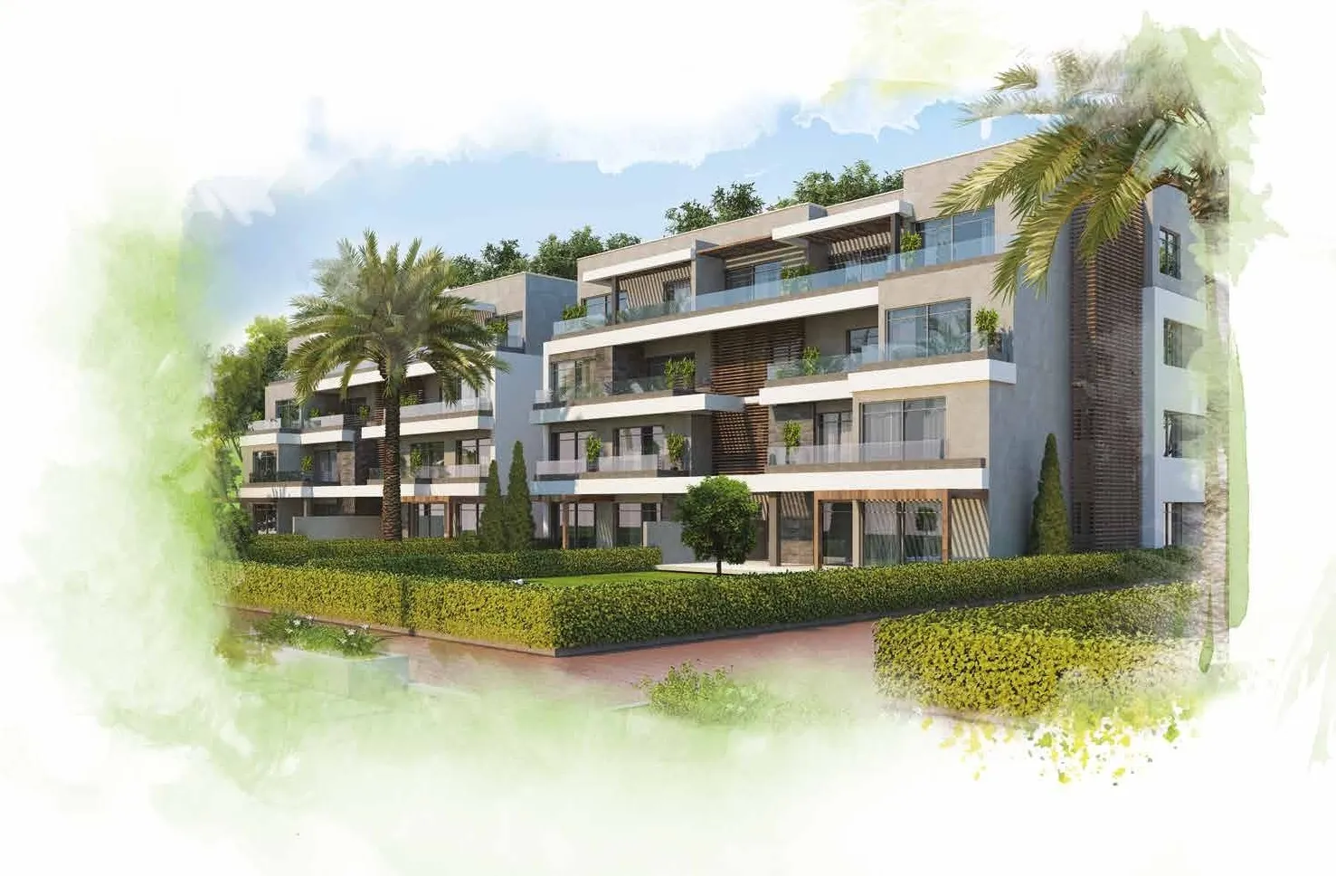 Apartment for sale in Capital Gardens in New Cairo of 0 m² with 3 bedrooms