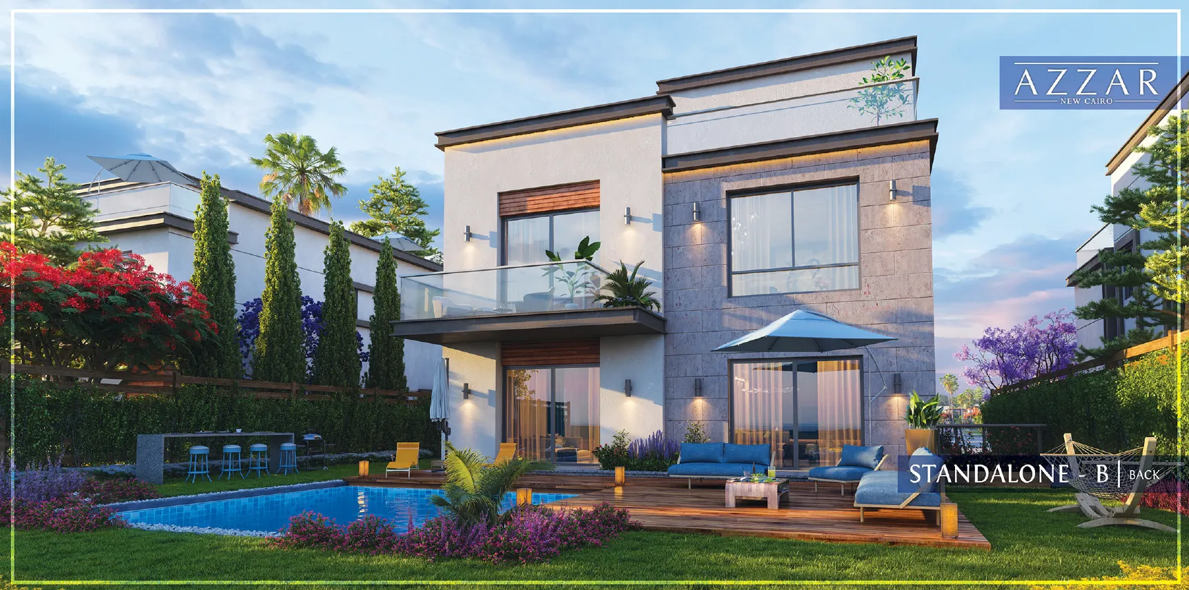  للبيع في ازار القاهرة الجديدة في  بمساحة 0 م² تتكون من 0 غرف