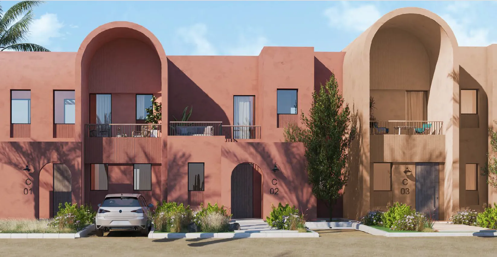 تاون هاوس للبيع في قمران في الجونة بمساحة 0 م² تتكون من 2 غرف